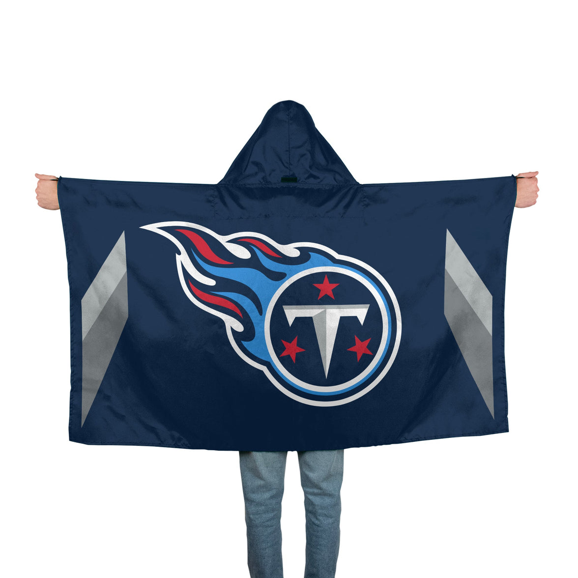Tennessee Titans Back Hoodie Flag