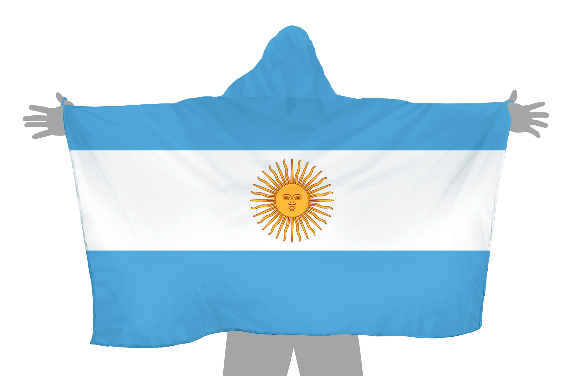 Argentina Hoodie Flag