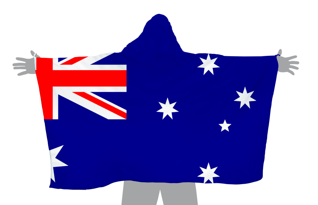 Australia Hoodie Flag