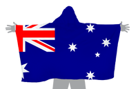 Australia Hoodie Flag