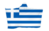 Greece Hoodie Flag