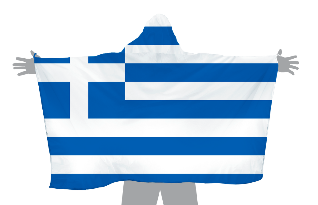 Greece Hoodie Flag