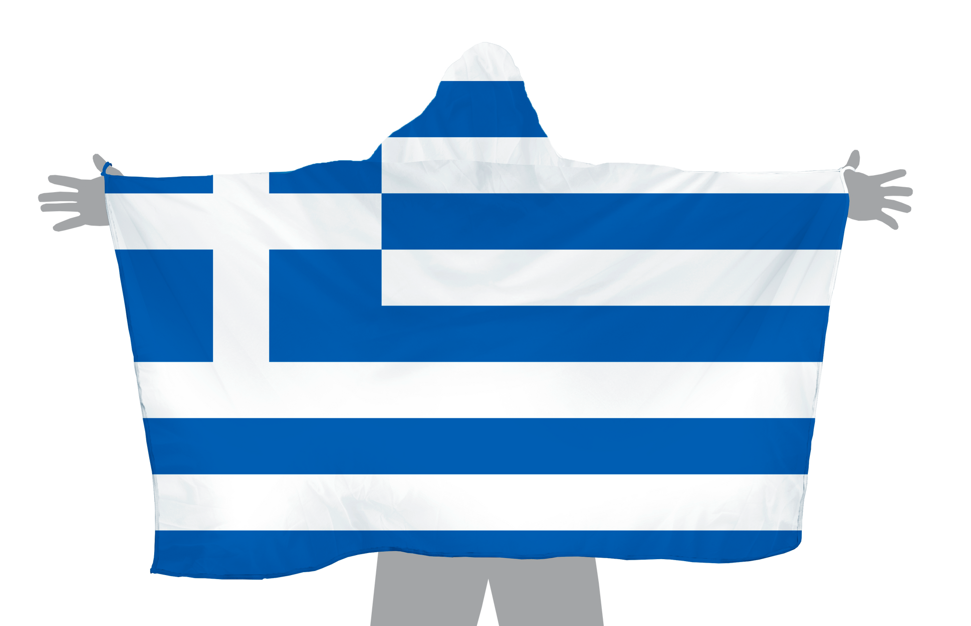 Greece Hoodie Flag