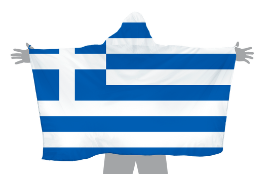 Greece Hoodie Flag