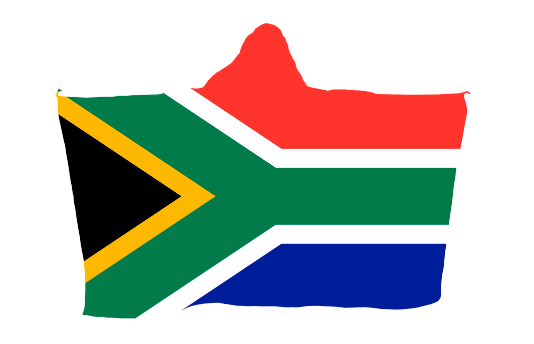 South Africa Hoodie Flag