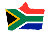South Africa Hoodie Flag