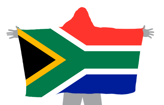 South Africa Hoodie Flag