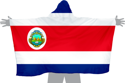 Costa Rica Hoodie Flag