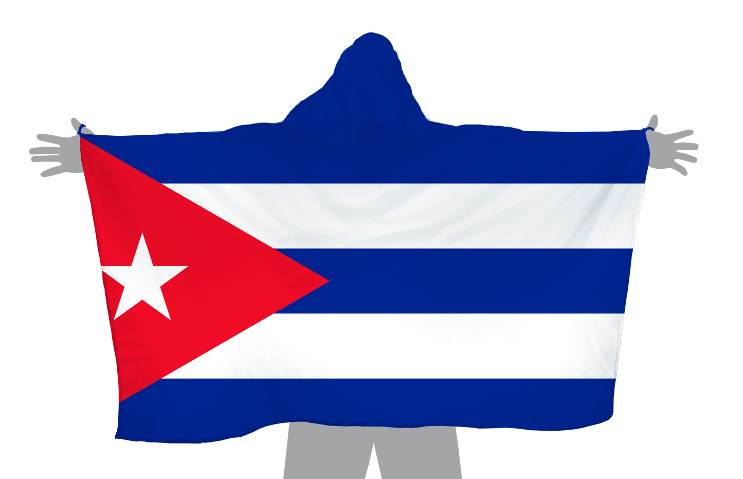 Cuba Hoodie Flag