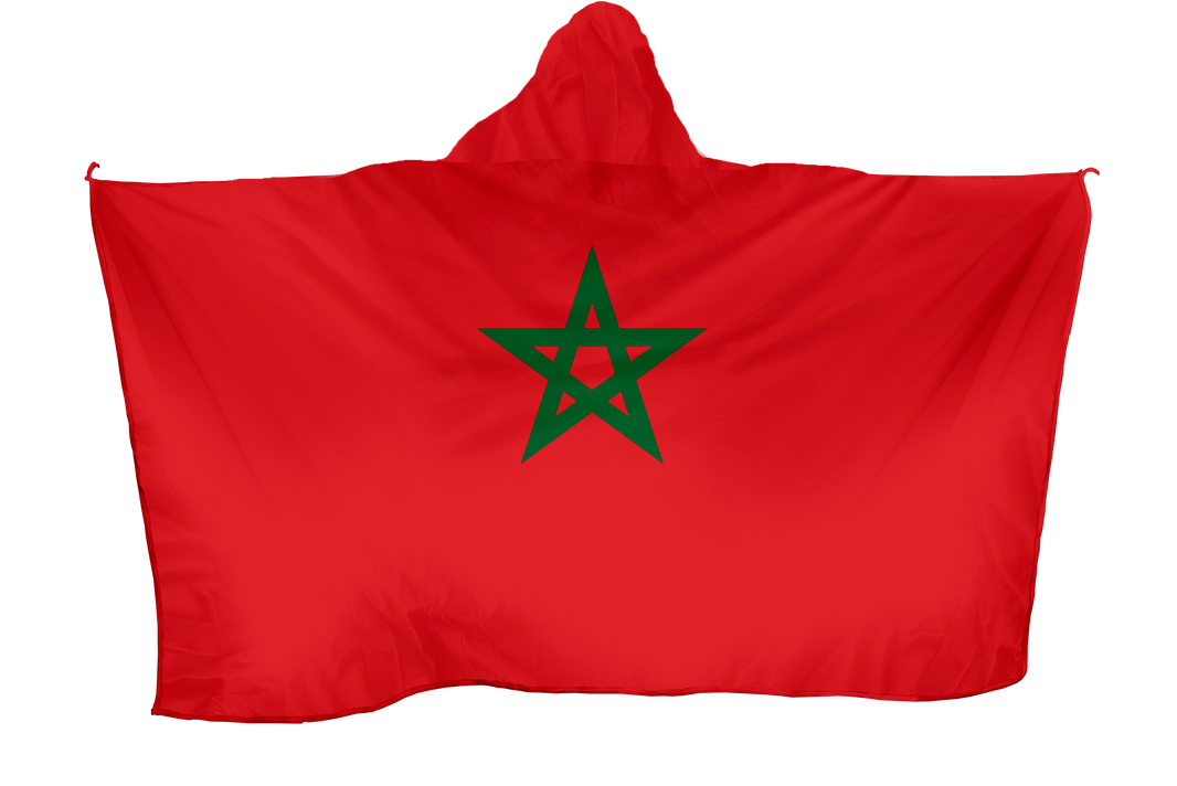 Morocco Hoodie Flag